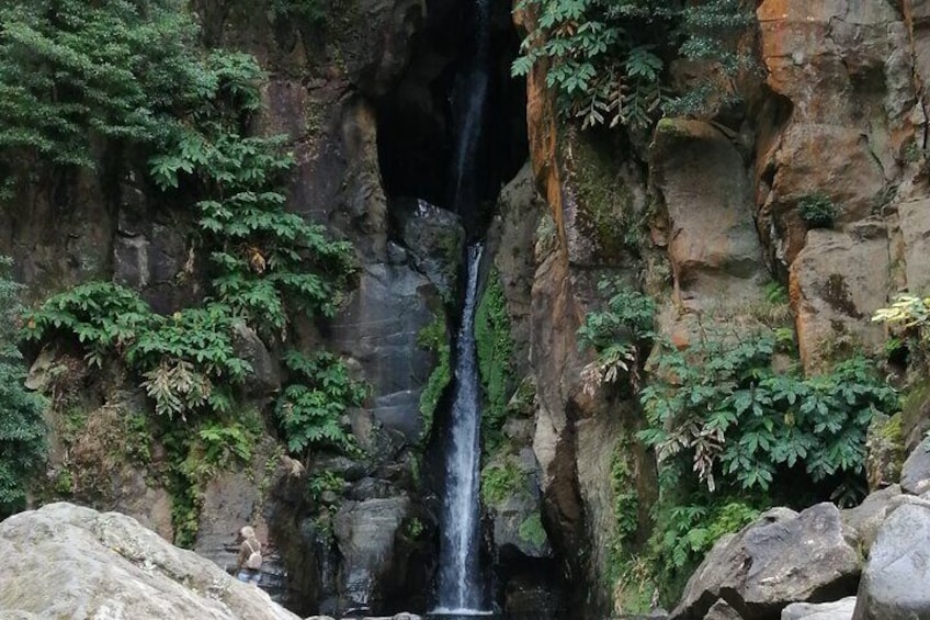 Waterfall at Fogo Volcano
