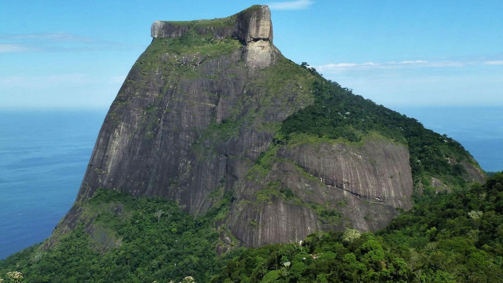 Gavea Rock rising above the Tijuca Forest in Rio de Janeiro