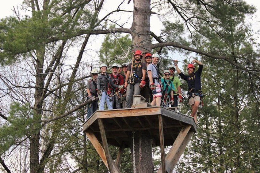 Wildman zip line crew
