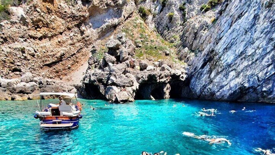 Enjoy swimming in the clear blue water