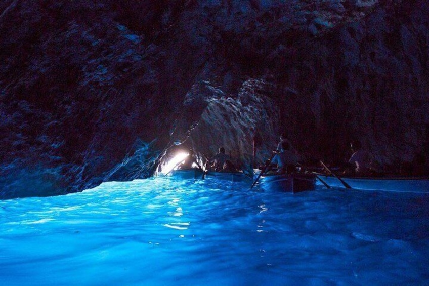 Blue grotto - inside