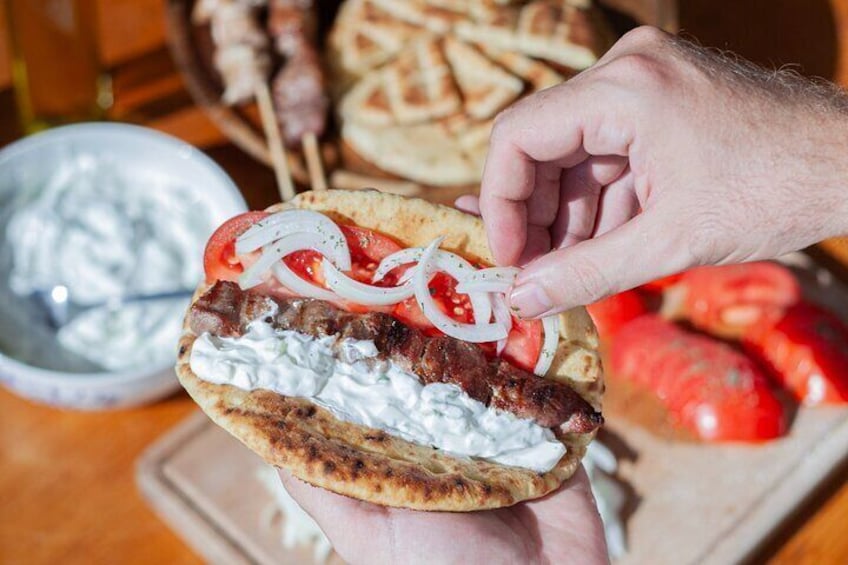 Souvlaki Cooking Class with Locals