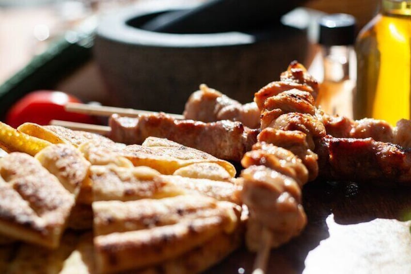 Souvlaki Cooking Class with Locals