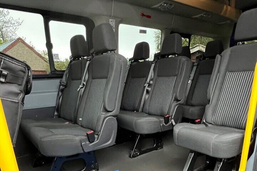 Minibus interior 