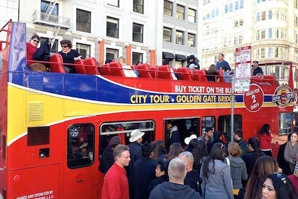 San Francisco City centre / Golden Gate Bridge Open Bus Tour - 2 Days