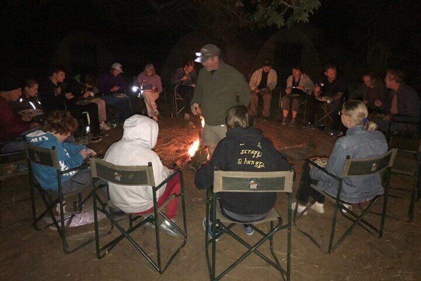 fireside chat on our camping safaris