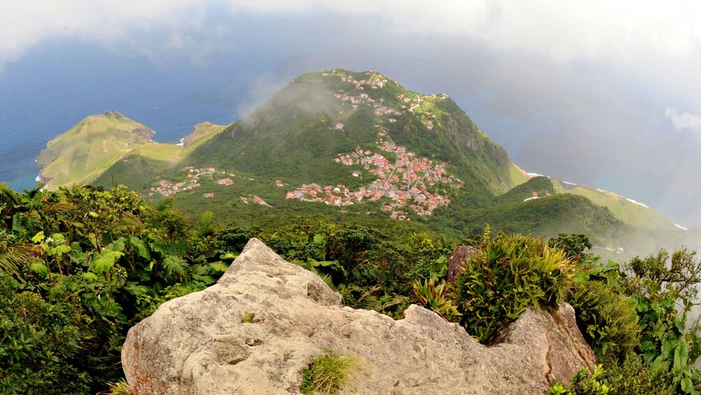 Summit of Mount Scenery on the island of Saba