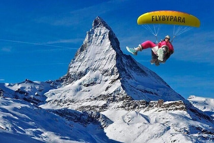 FLYMATTERHORN Paragliding from Zermatt, With Matterhorn View