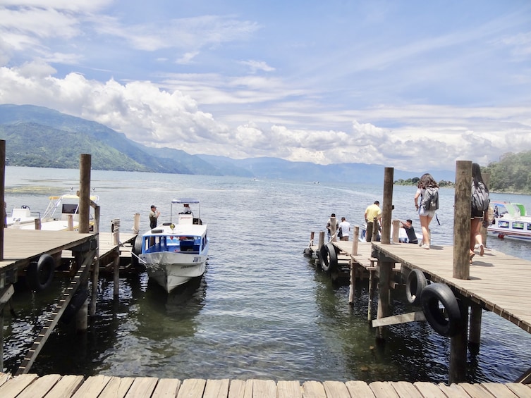Show item 4 of 7. Atitlán Lake & Locals from Panajachel