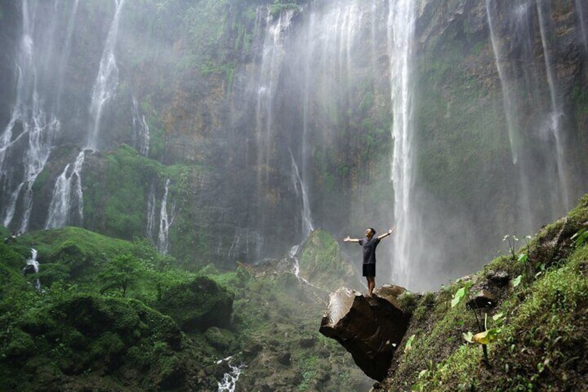 Buttom of Tumpak Sewu waterfall - @smartway.id