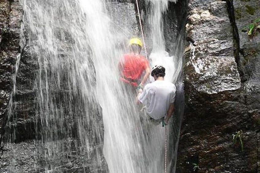 Shower waterfall is refreshing!