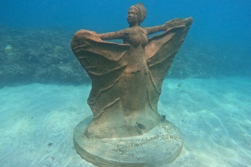 4-hour snorkel cruise to Underwater Sculptures with boat dogs