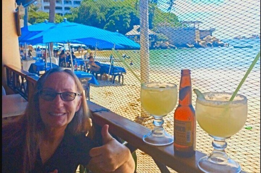 ENJOY LUNCH AND DRINKS AT BEACH FRONT MEXICAN RESTAURANT WITH US!