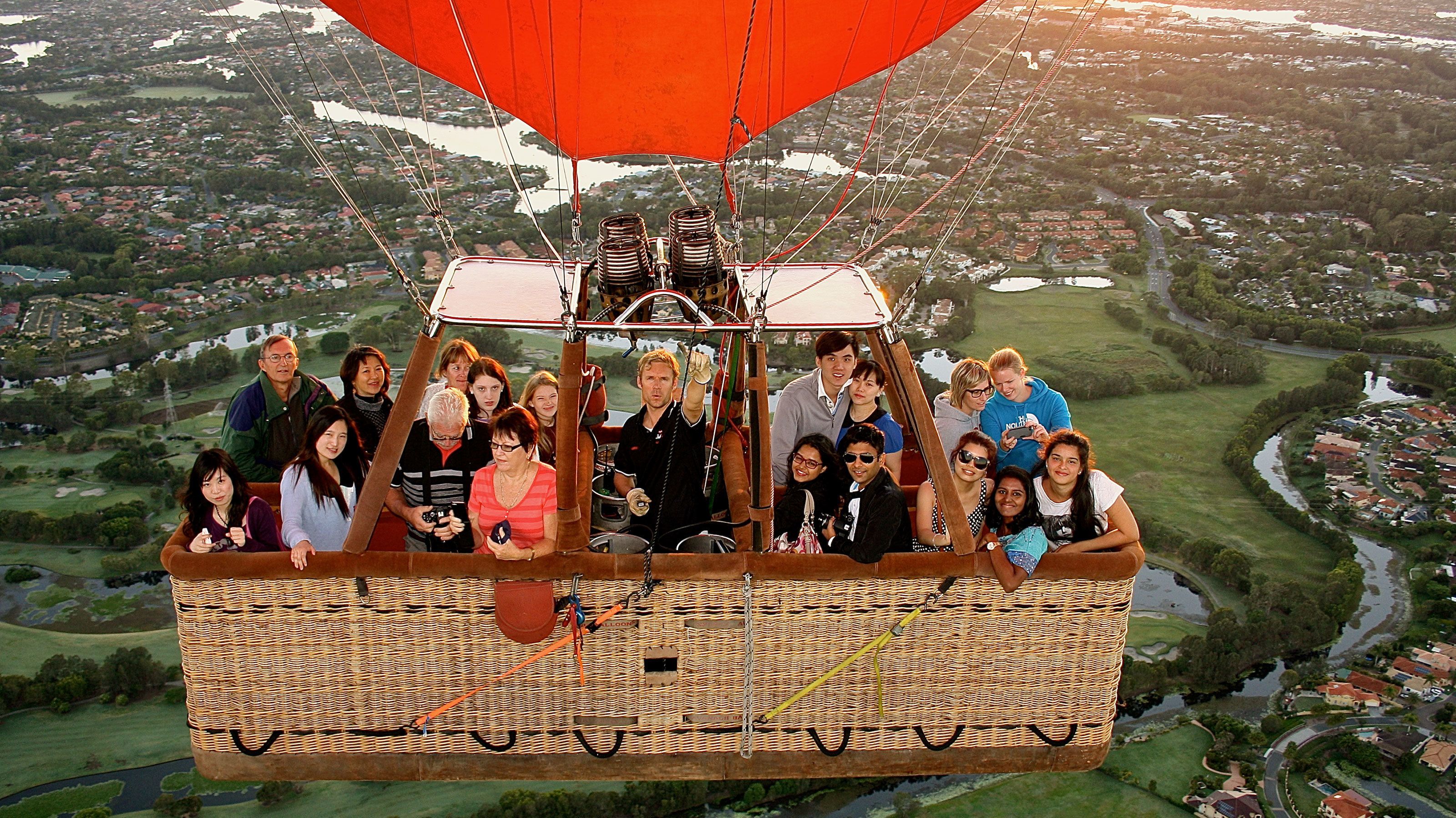 large hot air balloon