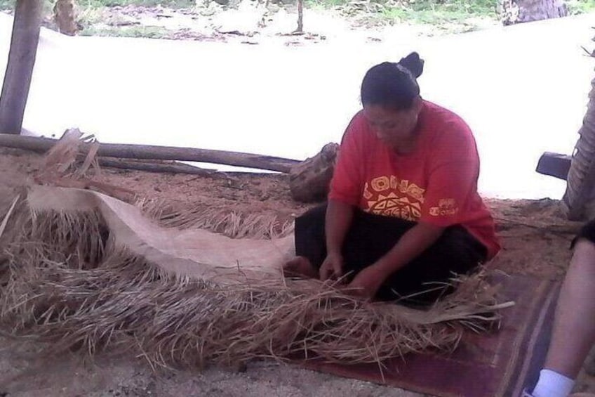 Mat Weaving Demonstration 