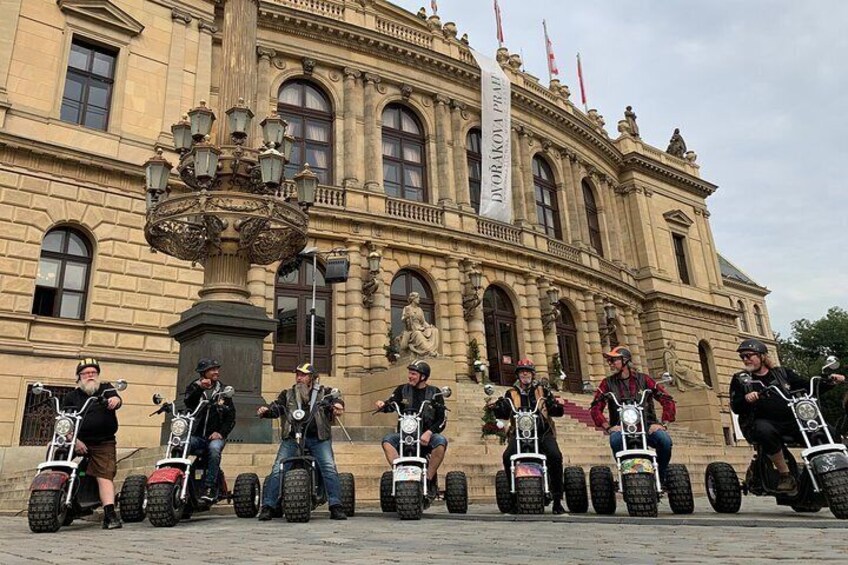 PRIVATE Live-Guided Trike-Harley 3 Hour Adventure of Prague