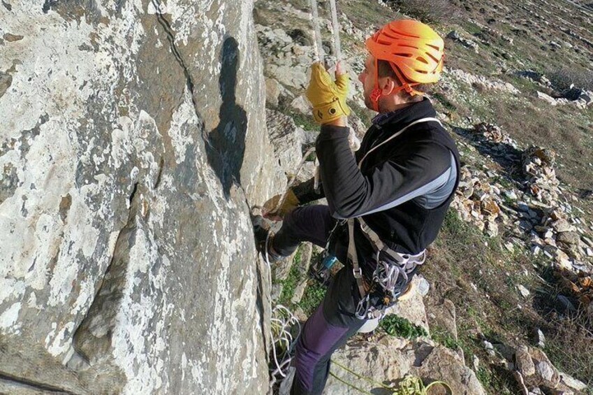 Rock Climbing & Abseiling in Vouni