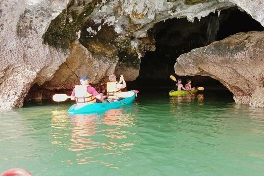 Full Day Sea Cave Kayaking Small Group From Koh Lanta