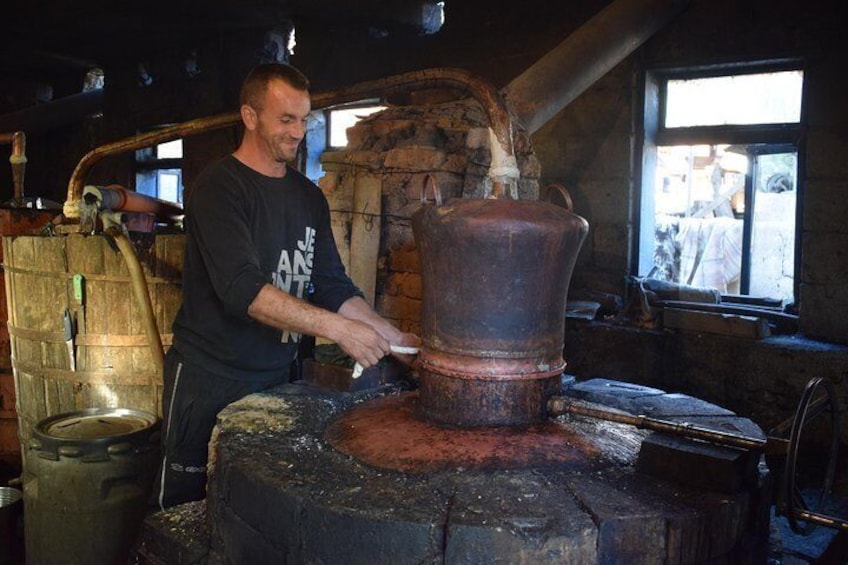 traditional distilery