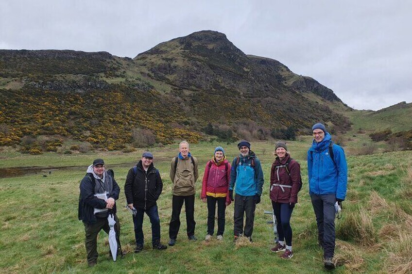 Small Group on Arthur's Seat Hike 