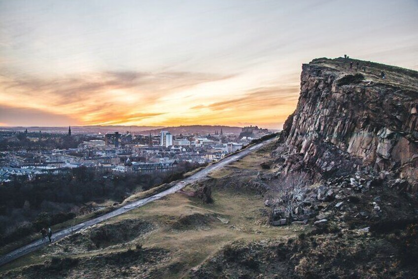 Sunset from Arthur's Seat - always a good one