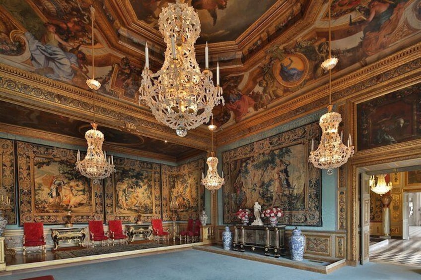 Explore Vaux le Vicomte's beautiful interiors