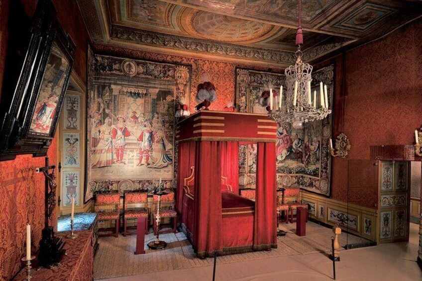 Fouquet's bedroom - 2nd floor of the chateau