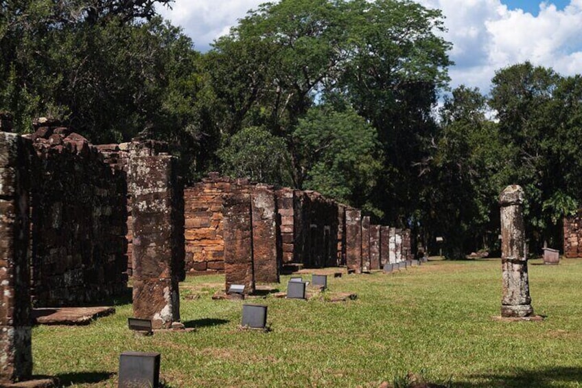 Excursion to San Ignacio Mini Jesuit Ruins from Puerto Iguazu