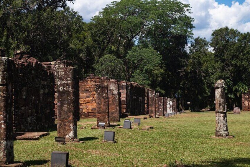 Excursion to San Ignacio Mini Jesuit Ruins from Puerto Iguazu