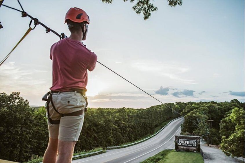 Zipline Canopy Tour in Branson