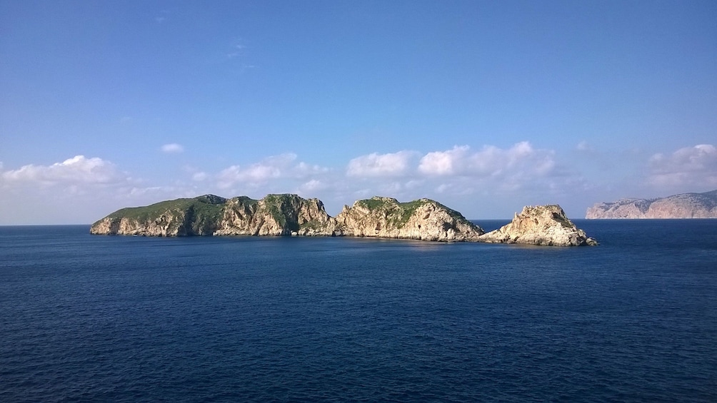 Serene view of Malgrats Island