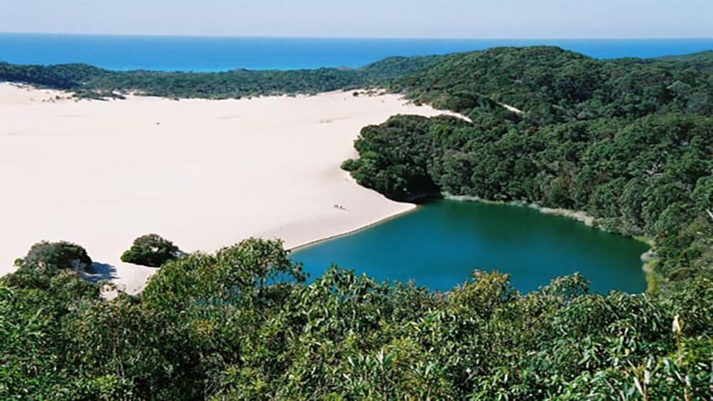 private cove and sandy beach in Brisbane