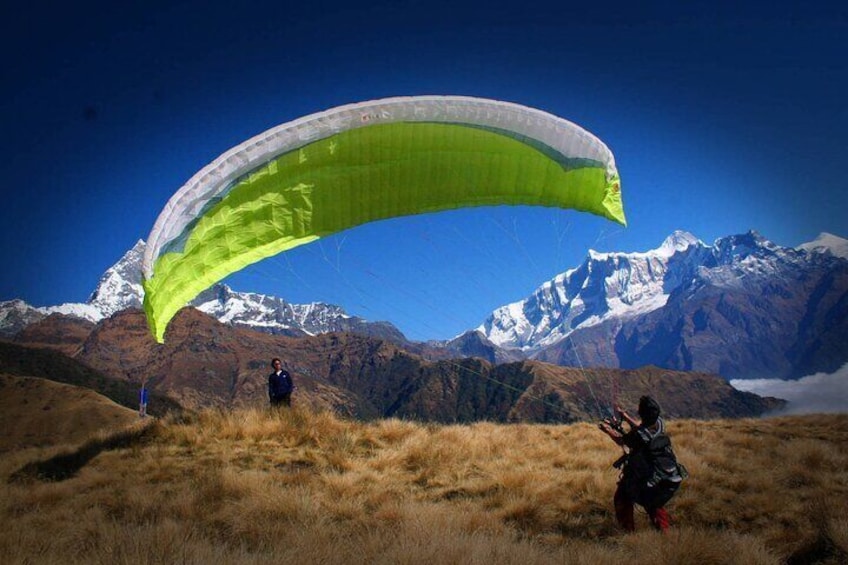 Paragliding in Pokhara