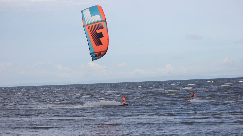 Women kite surfing in Bisbane
