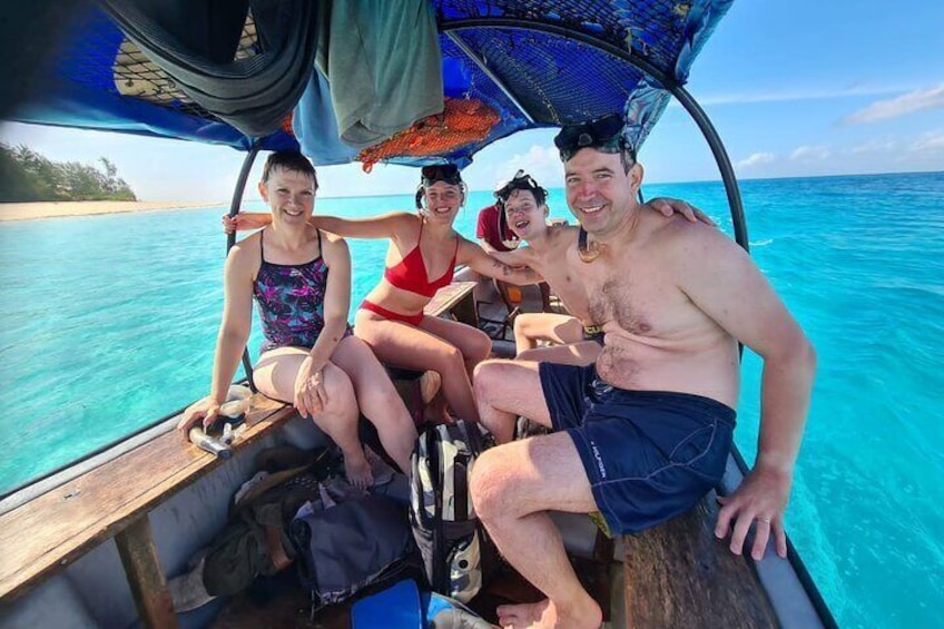 Dolphin Tour and Snorkeling at Mnemba Island reef | Private Trip