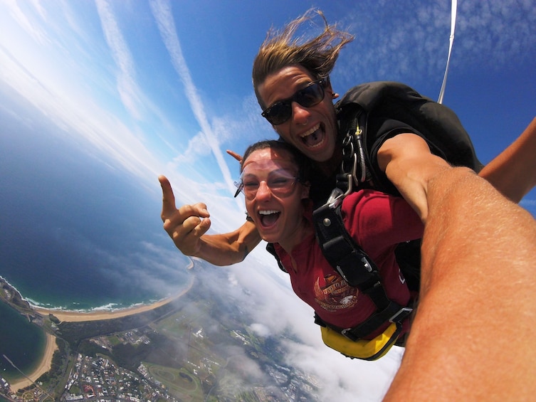 Show item 1 of 8. Max Freefall Skydive Over Coffs Harbour