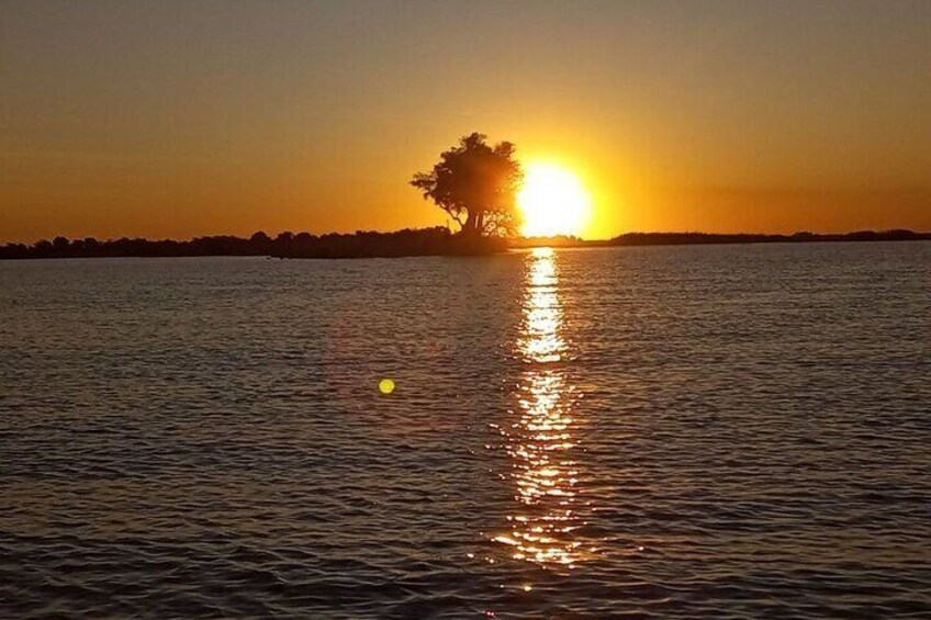 Chobe River sunset cruise