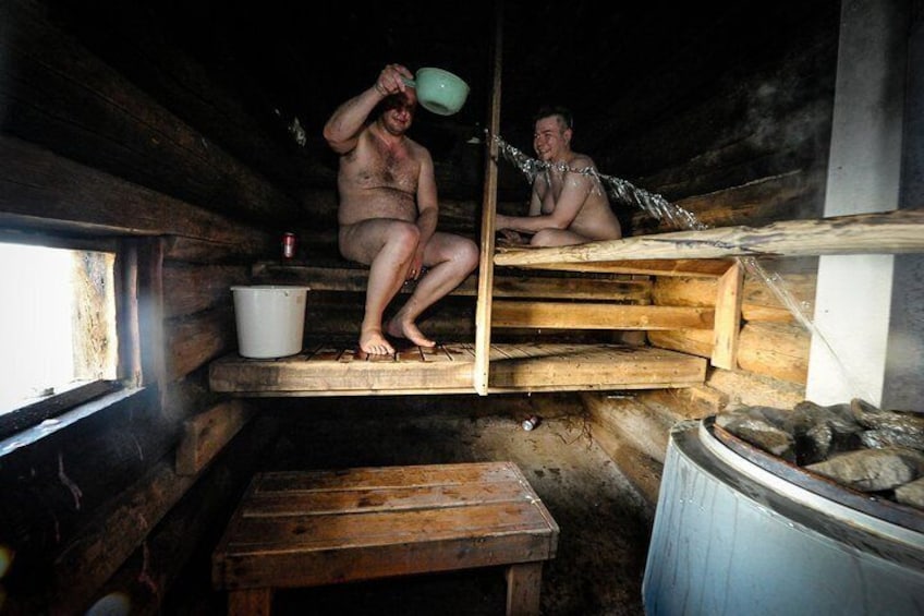Try a genuine Finnish sauna