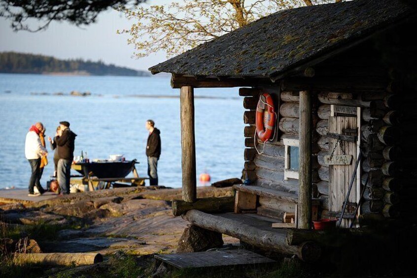 Sauna optiom and island pic nic