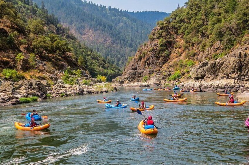 Enjoying canyons on the Rogue River