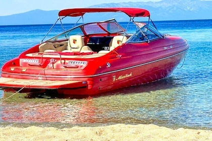 Private Boat Charter Emerald Bay in the Grateful Red