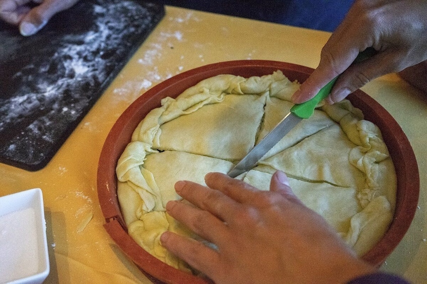 Small-Group Greek Cooking Class & Dinner