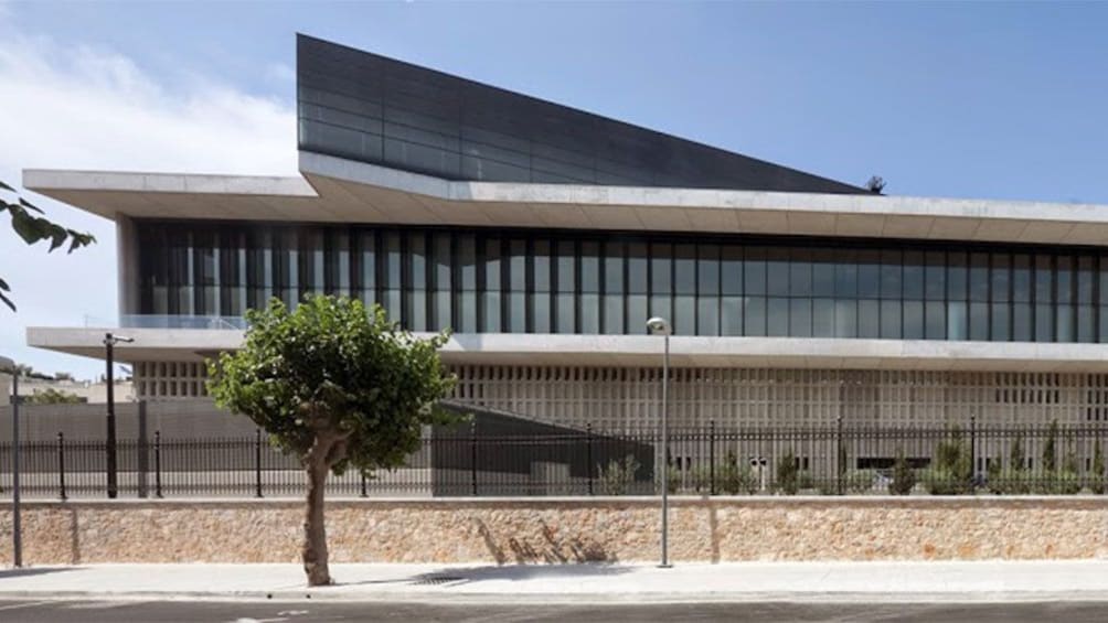 View of the Acropolis Museum in Athens