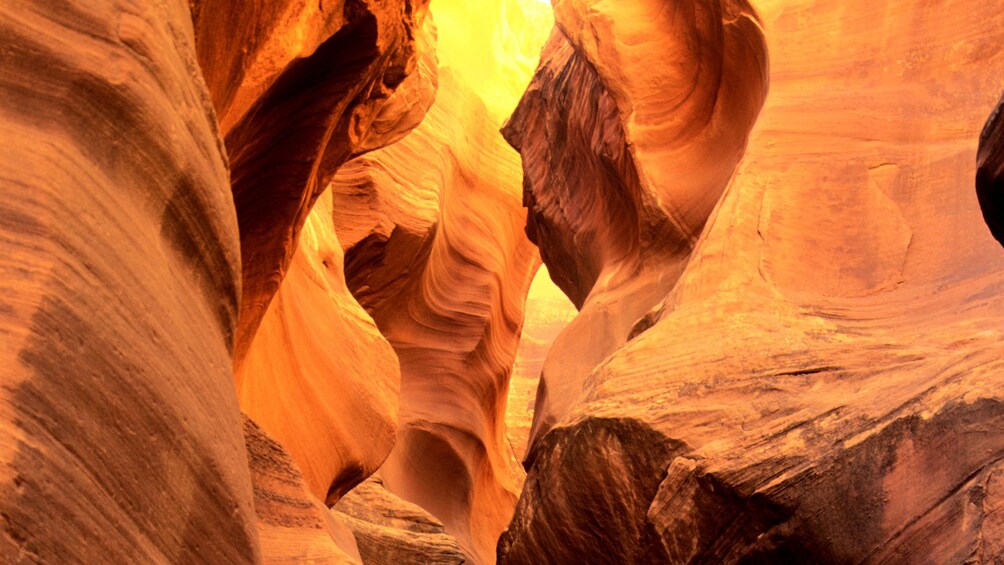 Antelope Canyon was formed by eons of erosion of Navajo Sandstone