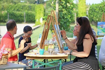 Art Experience with Food and Wine Tasting in Lazise
