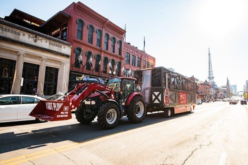 Nashville’s Biggest and Wildest Party Tractor Tour (Ages 21+)