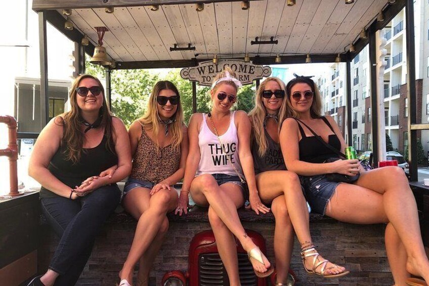 Nashville’s Biggest & Wildest Party Tractor Tour with Dance Floor & Onboard Bar