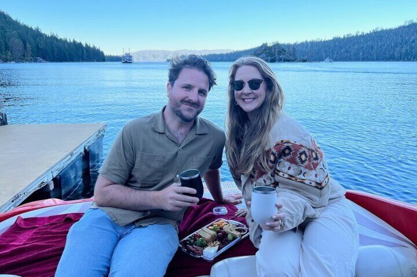 Sunset Wine & Cheese Emerald Bay Boat Charter