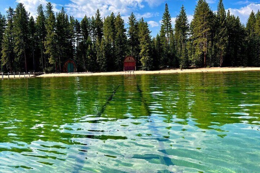 Emerald Bay Sunset Boat tour in the Grateful Red