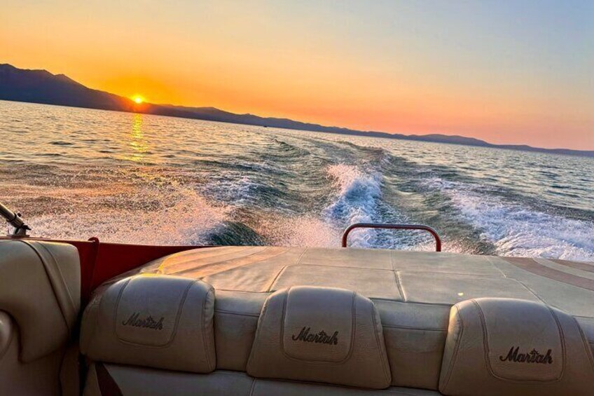 Emerald Bay Sunset Boat tour 